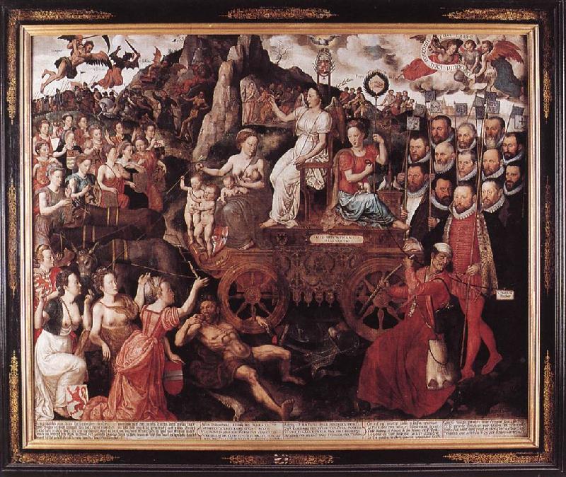 CLAEISSENS, Pieter the Younger Allegory of the 1577 Peace in the Low Countries dfg oil painting picture